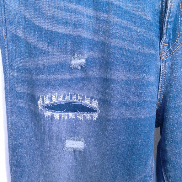 Gap leggings Sz 10 Super skinny Distressed Ripped - Picture 6 of 8